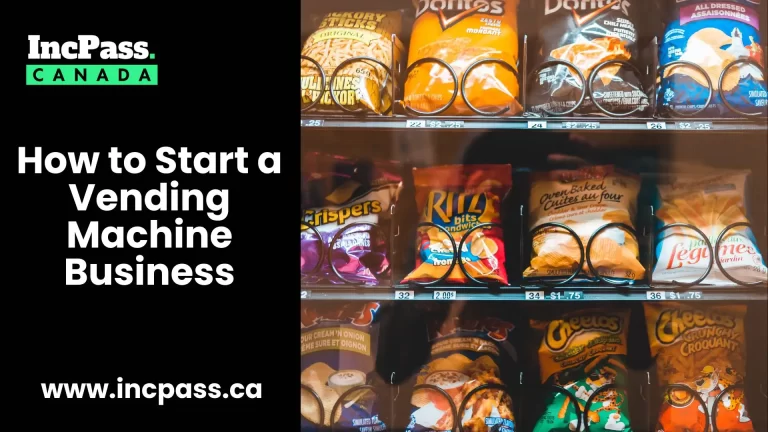 how to start a vending machine business in canada
