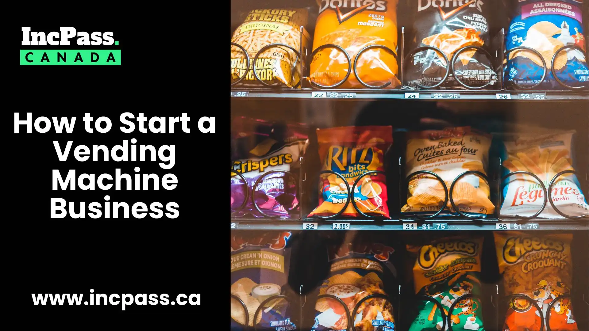 how to start a vending machine business in canada