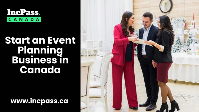 start an event planning business in canada